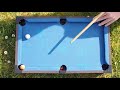 mini pool trickshots 12