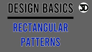 Design Basics: Rectangular Patterns