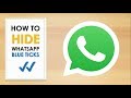How to Hide Blue Ticks in WhatsApp