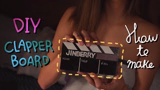 JinBerry - DIY Low-Budget Clapper Board!