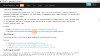 Review Data Provided by Open Weather Map - Developing Android Apps