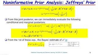 Lecture 32 - Bayesian Regression and Variable Selection (Part B)