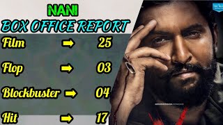 Natural Star Nani Box Office Career Analysis Hit,Flop & Blockbster All Movies List