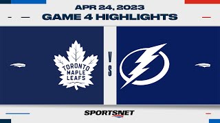 NHL Game 4 Highlights | Maple Leafs vs. Lightning - April 24, 2023
