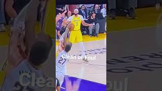 Was this a foul. #lakers #lakersnation #lebronjames #basketball #nba #fyp #tntsports #espn #nike #1k