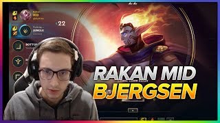 624. Bjergsen Rakan vs Yasuo Mid - Patch 8.8 Season 8 - BJERGSEN STREAM