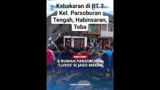 HISTERIS Warga Parsoburan 6 Rumah Terbakar, Damkar Pemkab Toba tak Kunjung Datang