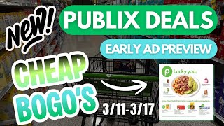 Publix CHEAP Deals 3/11-3/17: Publix Early Ad Preview 💚🛒