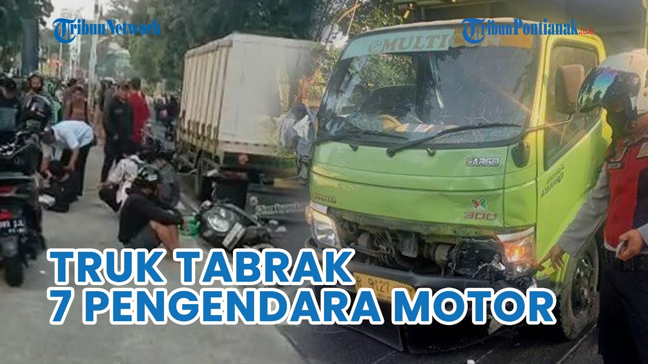 Truk Tabrak 7 Pengendara Motor Di Lenteng Agung, Korban Disebut Lawan ...