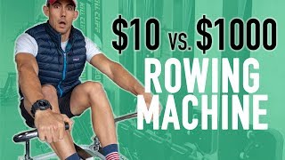 $10 vs $1000 Rowing Machine Review