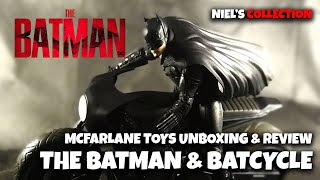 Murah, tapi detailnya? DC MultiVerse "The Batman" 2022 & Batcycle McFarlane Toys DC Comics Figure
