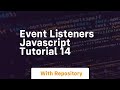 event listeners javascript tutorial 14