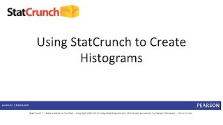 StatCrunch: Creating Histograms
