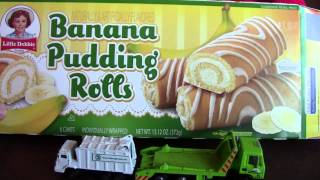 Garbage Truck FRIDAY Junk Food! BANANA PUDDING Rolls!