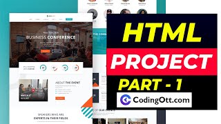 #45 HTML Website Project Part 1 | HTML tutorial for beginners | Web Development Tutorial in Hindi