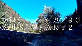 彷徨うスーパーカブ９０茨川林道編PART2【APEMAN A66】