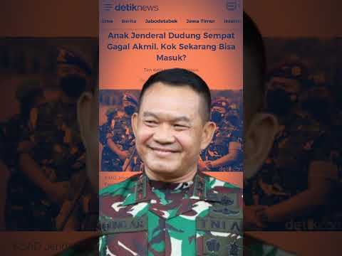 Anak Jenderal Dudung Sempat Gagal Akmil, Kok Sekarang Bisa Masuk? - YouTube