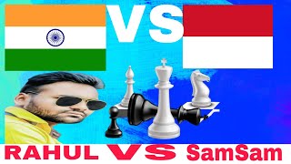 #chessonline chess game online all countryRahul vs SamSam0206