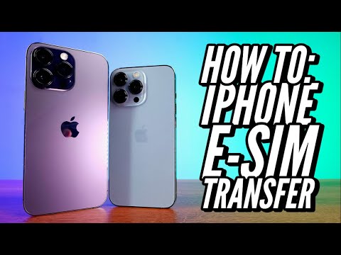 How To Transfer Your Phone Number From A Physical Sim Card To An E Sim On iPhone 14