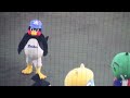 【つば九郎】we are the swallows一羽でいつものダンスを踊る2018.4.25坊っちゃんスタジアム