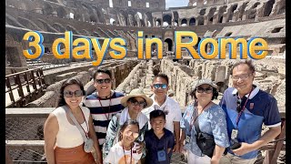 3 days in Rome with kids from Civitavecchia Cruise Port. Trevi Fountain, Pantheon, Colosseum, Forum