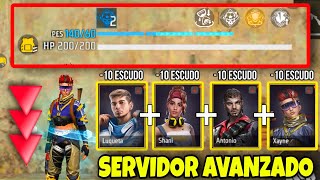 COMBO DE HABILIDADES DE ESCUDO NERFEADOS LUQUETA+SHANI+ANTONIO+XAYNE NERFEADOS⚠️ FREE FIRE