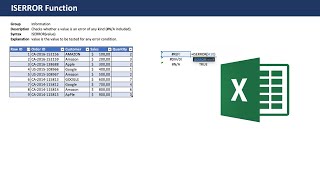 Excel ISERROR Function - Beginner Tutorial with examples