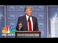 Donald Trump: Hillary Clinton Is the 'Candidate Of The Past' | NBC News