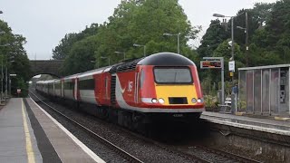 4 Tone, LNER HST at some speed through Portlethen