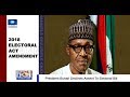 Again, President Buhari Rejects Electoral Act Amendment Bill Pt.1 |News@10|