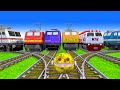 踏切アニメ あぶない電車 TRAIN 🚦 Fumikiri 3D Railroad Crossing Animation #train