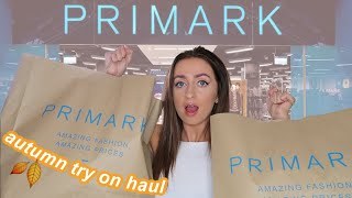 HUGE AUTUMN PRIMARK HAUL *NEW IN* | try on must haves september 2020!