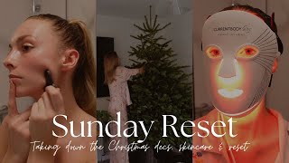 SUNDAY RESET VLOG ♡ Skincare with my new @CurrentBody light mask ♡