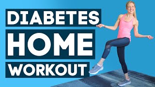 Diabetes Home Workout To Normalize Blood Sugar (No Equipment)