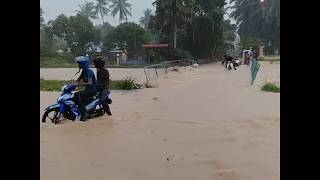 Massive Flood after 3 hours of heavy rain in Kluang 12/5/2020