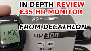 KALENJI HR300 REVIEW - HEART REATE MONITOR WATCH - BETTER THAN THE CHEAP ONE? BLUETOOTH STRAP