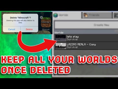 How To Delete Minecraft Pocket Edition AND Keep All Your Worlds How To Delete Minecraft Pocket Edition AND Keep All Your Worlds