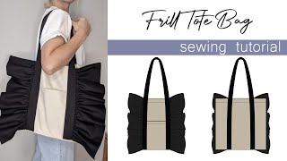 At The Seams Patterns - Frill Tote Bag - Sewing Tutorial