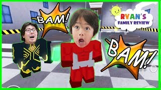 Ryan S Family Gaming Videos 9tube Tv - roblox heroes of robloxia let s play family game night with ryan s family review