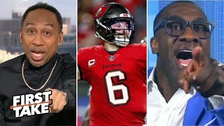 FIRST TAKE | Stephen A. \u0026 Shannon discuss Buccaneers are biggest dark horse entering NFL Playoffs