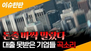 [이슈한판] 돈줄 바싹 말랐다...대출 못받은 기업들 곡소리 / 연합뉴스TV (YonhapnewsTV)