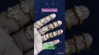 impon rings for ladies and gents at wholesale price