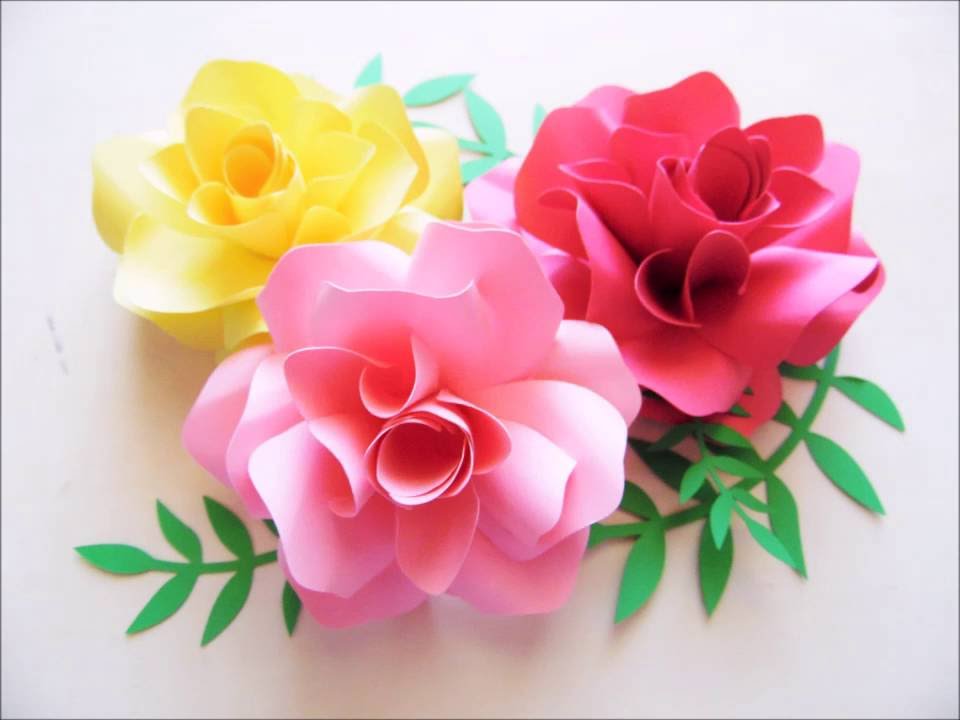 DIY Paper Flowers - YouTube