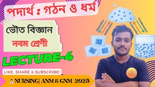 পদার্থ :গঠন ও ধর্ম_ভৌতবিজ্ঞান || LECTURE 4|| CLASS 9|| #surfacetension #anm, #gnm_nursing , #nursing