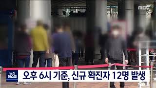 [단신] 오후 6시 기준, 신규 확진자 12명 발생 211031