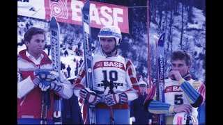 Rok Petrovič wins slalom (Kranjska Gora 1985)