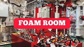 Foam Room of Tanker Ship | Cargo Ship Fire Fighting System