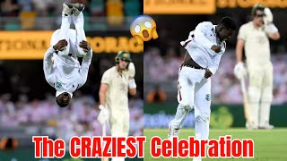 WOW! The CRAZIEST Celebration in Cricket History. 🤯 👌 | AUSvWI 2nd Test #cricket
