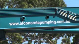 concrete pumping - Rooty Hill A.F. Concrete Pumping Pty Ltd