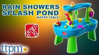 Rain Showers Splash Pond Water Table Playset for Kids [REVIEW \u0026 Instructions] | Step2